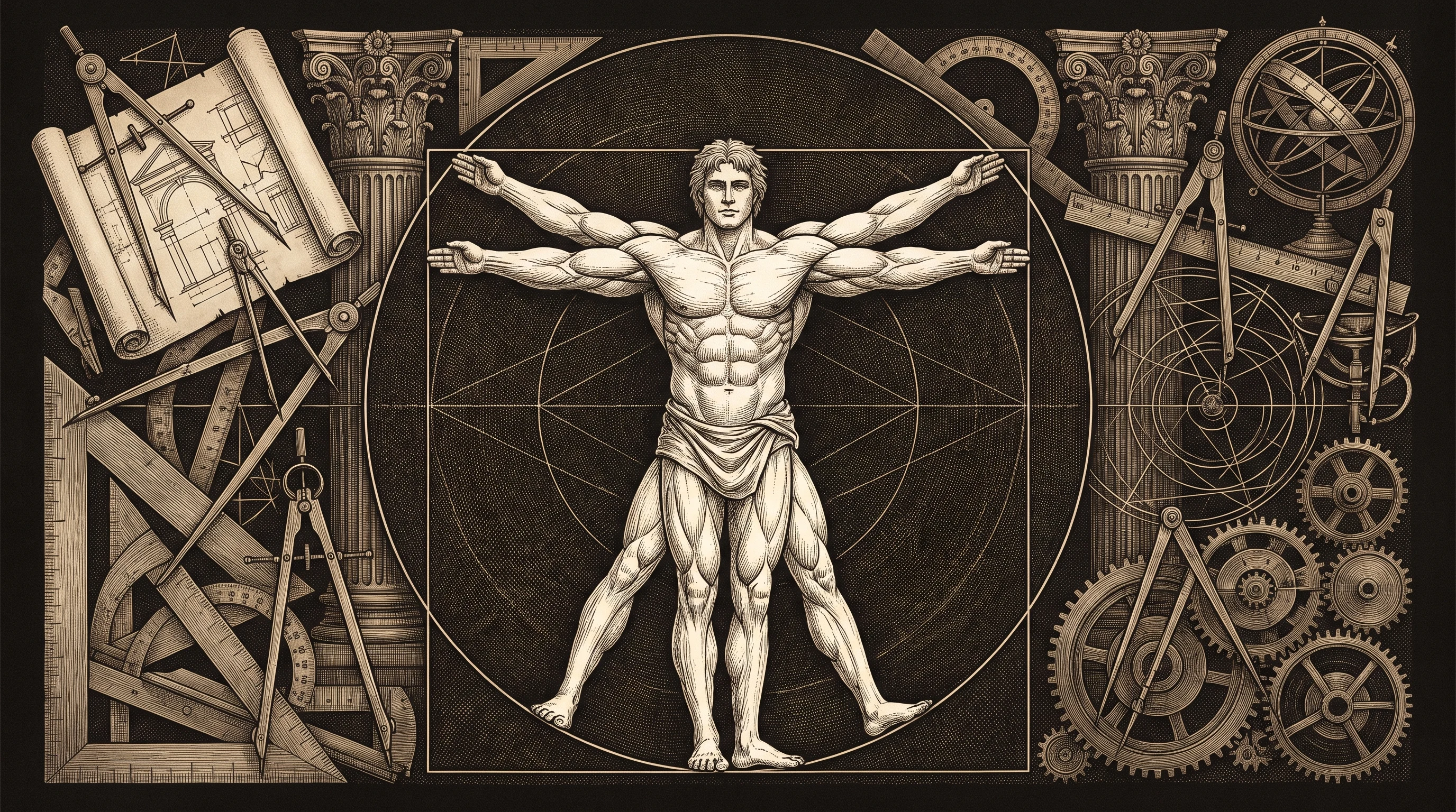 The body as a system that can be measured and trained: an anatomical study of a strong, regulated man.
